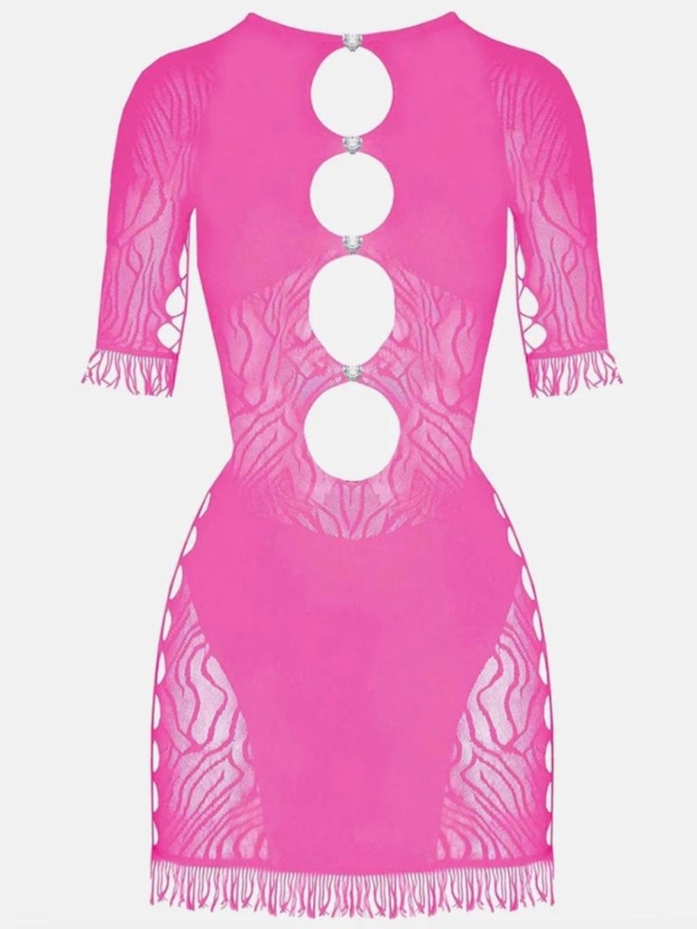 Poster Girl Miranda Mini Dress in Fuchsia Pink